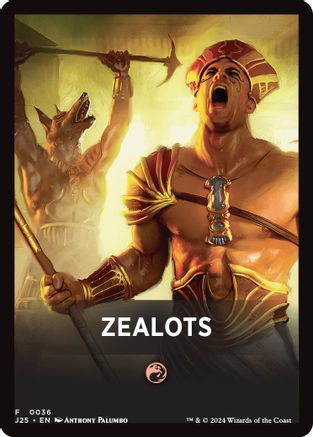 Image of Zealots Theme Card [Foundations Jumpstart Front Cards]