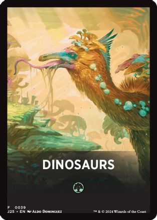 Image of Dinosaurs Theme Card [Foundations Jumpstart Front Cards]