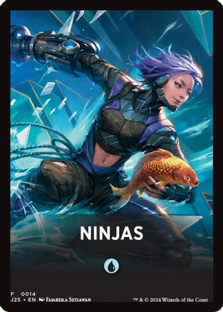 Image of Ninjas Theme Card [Foundations Jumpstart Front Cards]