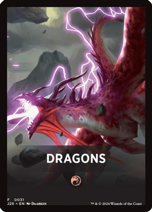Image of Dragons Theme Card [Foundations Jumpstart Front Cards]