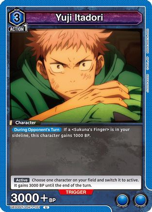 Image of Yuji Itadori (101) (UE03ST/JJK-1-101) - UE03ST Jujutsu Kaisen Starter Deck