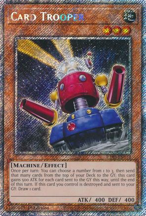 Image of Card Trooper (Platinum Secret Rare) [RA03-EN172] Platinum Secret Rare
