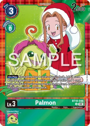 Image of Palmon [BT10-046] (Winter Holiday Event 2024) [Xros Encounter]
