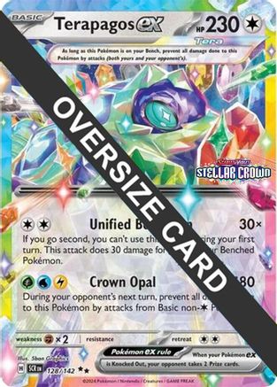 Image of Terapagos ex 128/142  - Holofoil Jumbo Cards - Double Rare