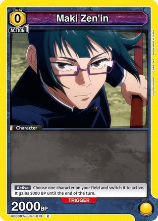 Image of Maki Zen'in (013) (UE03BT/JJK-1-013) - UE03BT Jujutsu Kaisen