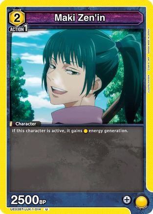 Image of Maki Zen'in (014) (UE03BT/JJK-1-014) - UE03BT Jujutsu Kaisen