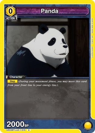 Image of Panda (015) (UE03BT/JJK-1-015) - UE03BT Jujutsu Kaisen