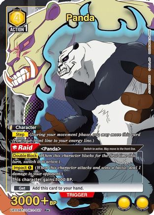 Image of Panda (017) (R*) (UE03BT/JJK-1-017) - UE03BT Jujutsu Kaisen Foil