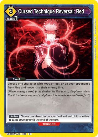 Image of Cursed Technique Reversal: Red (UE03BT/JJK-1-030) - UE03BT Jujutsu Kaisen