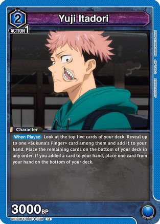 Image of Yuji Itadori (038) (UE03BT/JJK-1-038) - UE03BT Jujutsu Kaisen