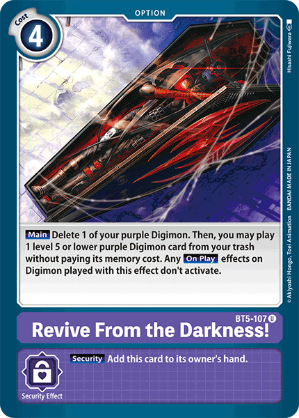 Image of Revive From the Darkness! [BT5-107] [Battle of Omni]