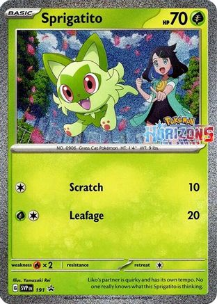 Image of Sprigatito (191) [Scarlet & Violet: Black Star Promos]