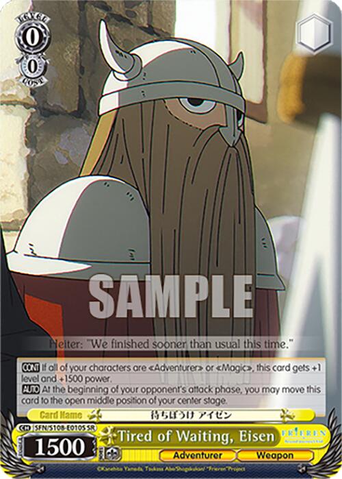 Image of Tired of Waiting, Eisen [Frieren: Beyond Journey's End]