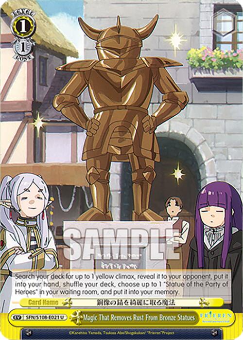 Image of Magic That Removes Rust From Bronze Statues [Frieren: Beyond Journey's End]