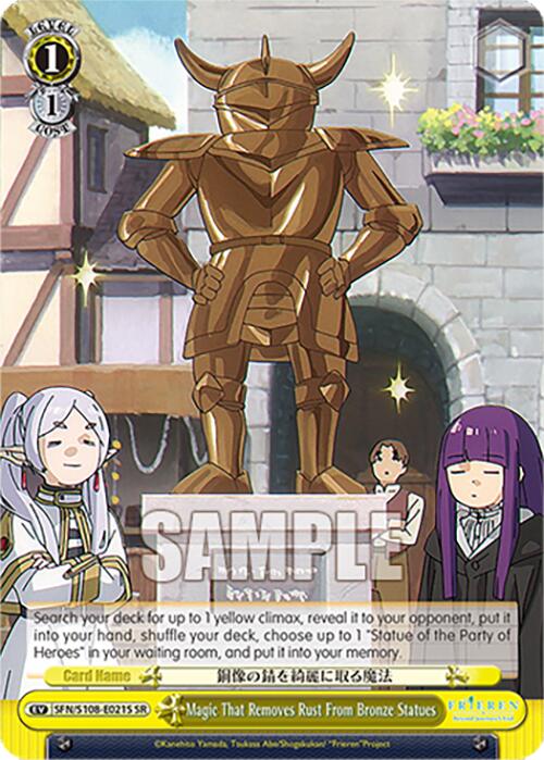Image of Magic That Removes Rust From Bronze Statues [Frieren: Beyond Journey's End]