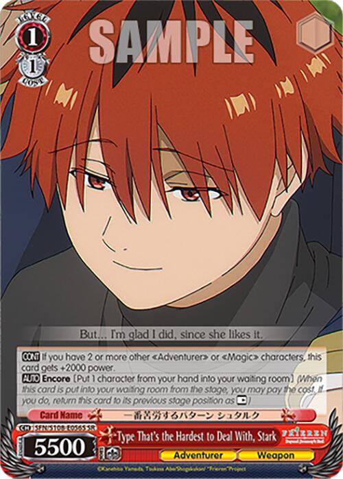 Image of Type That's the Hardest to Deal With, Stark [Frieren: Beyond Journey's End]
