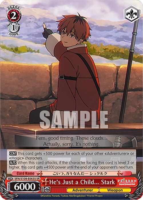 Image of He's Just a Child... Stark [Frieren: Beyond Journey's End]