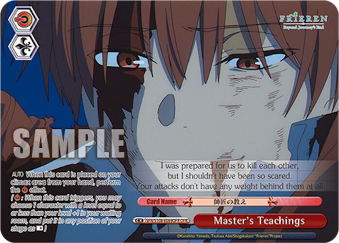 Image of Master's Teachings [Frieren: Beyond Journey's End]