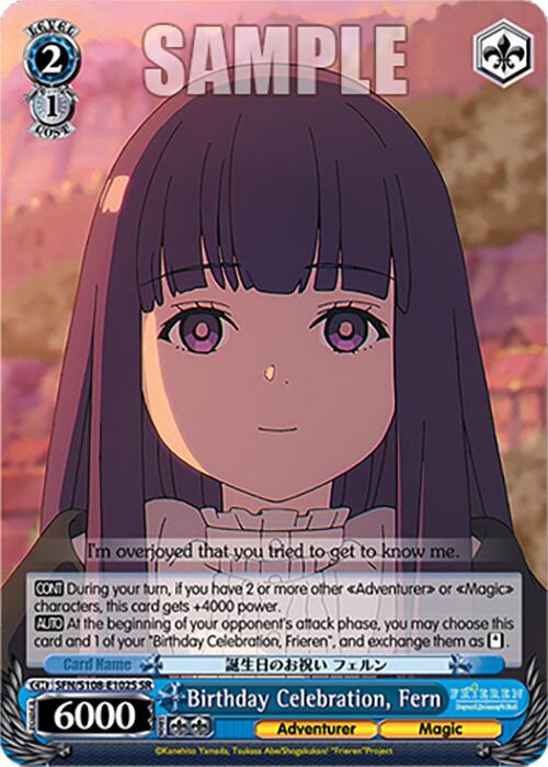Image of Birthday Celebration, Fern [Frieren: Beyond Journey's End]