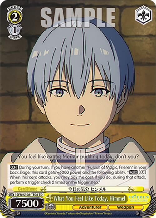 Image of What You Feel Like Today, Himmel [Frieren: Beyond Journey's End]