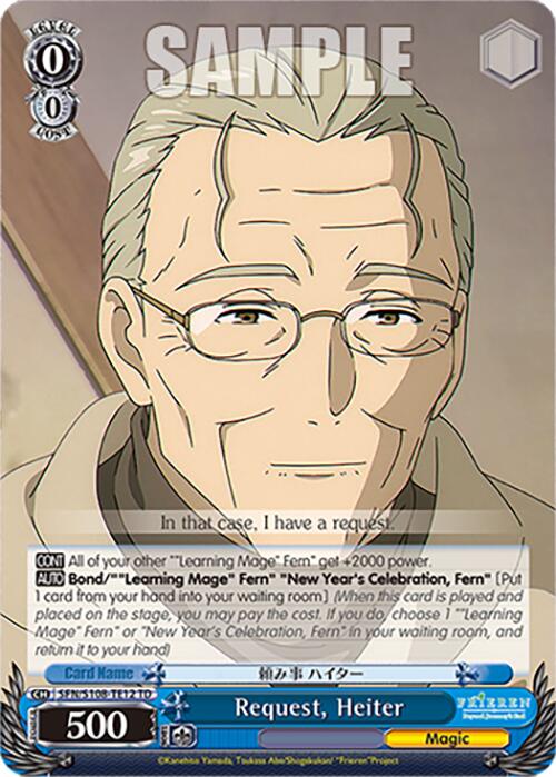 Image of Request, Heiter [Frieren: Beyond Journey's End]