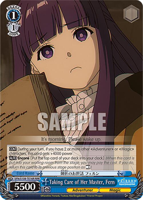 Image of Taking Care of Her Master, Fern [Frieren: Beyond Journey's End]