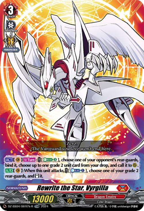Image of Rewrite the Star, Vyrgilla (Foil) (DZ-SS04/001EN-R) [Special Series Stardust Blade]