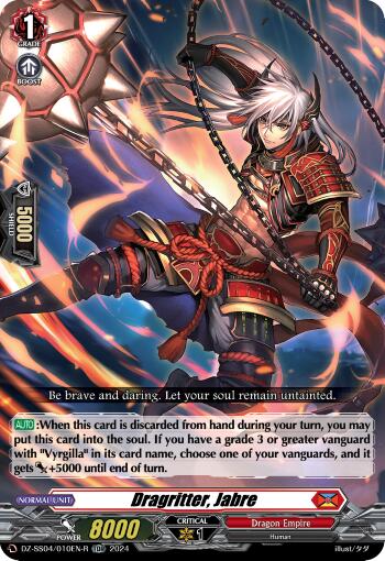 Image of Dragritter, Jabre (Foil) (DZ-SS04/010EN-R) [Special Series Stardust Blade]