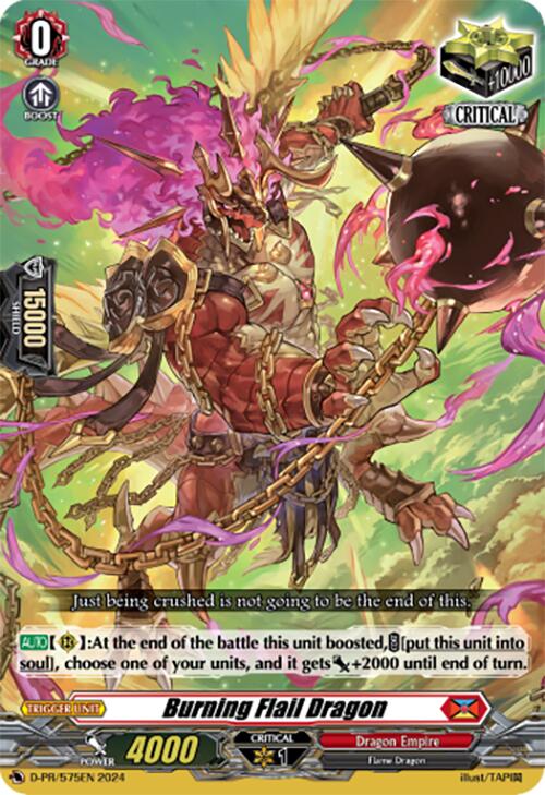 Image of Burning Flail Dragon (D-PR/575EN) [D Promo Cards]
