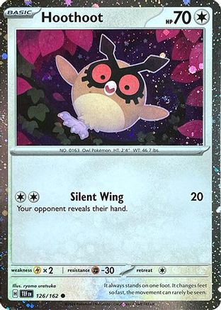 Image of Hoothoot (126/162) (Cosmos Holo) [Scarlet & Violet: Black Star Promos]
