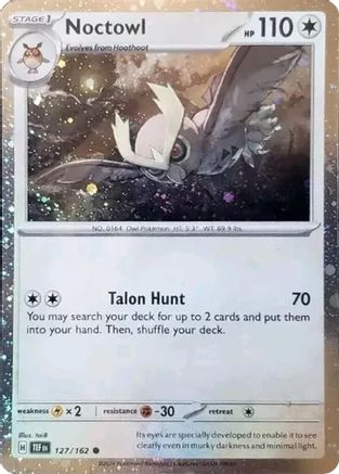 Image of Noctowl (127/162) (Cosmos Holo) [Scarlet & Violet: Black Star Promos]