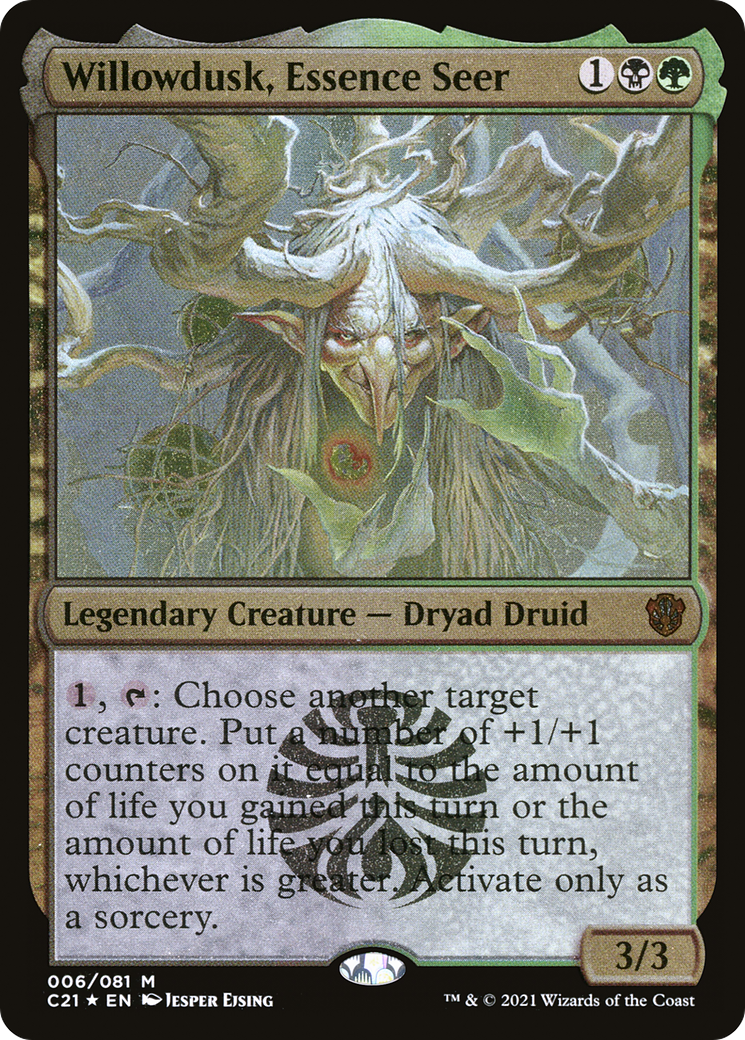 Image of Willowdusk, Essence Seer (Display Commander) [Commander 2021]