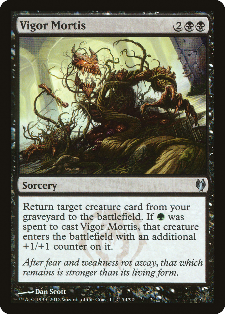 Image of Vigor Mortis (DDJ-074) - Duel Decks: Izzet vs. Golgari Foil
