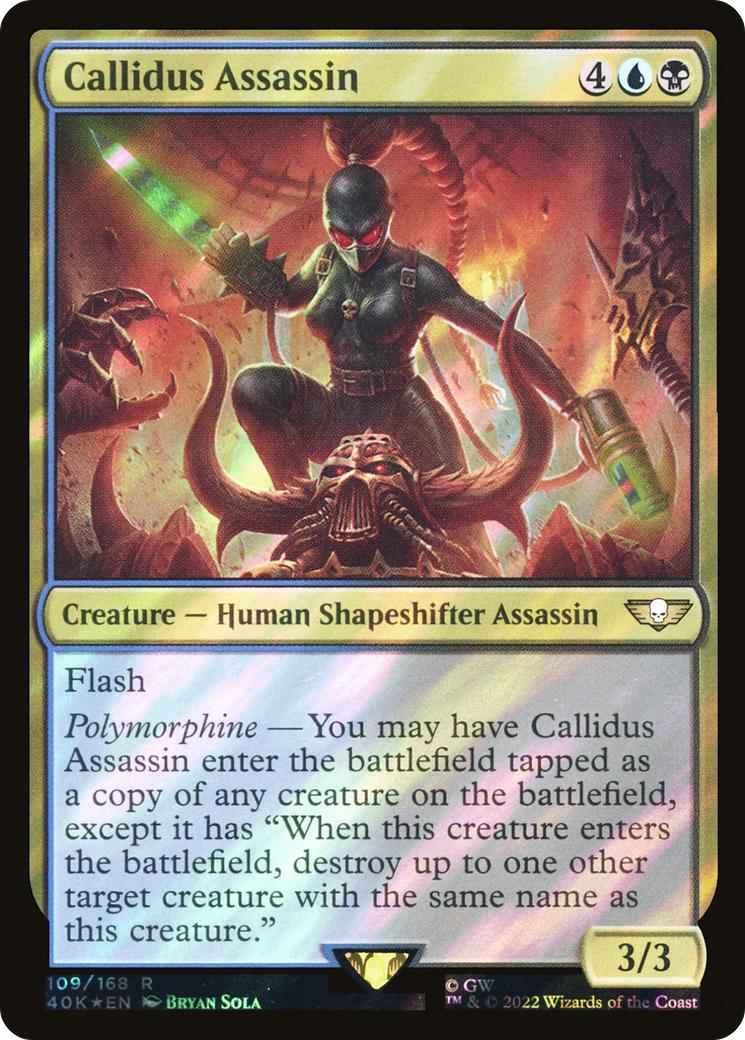 Image of Callidus Assassin (Surge Foil) [Warhammer 40,000]