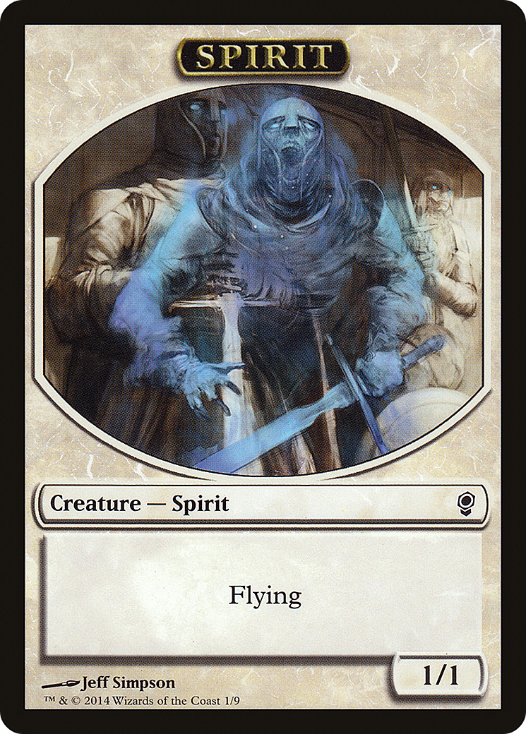 Image of Spirit Token [Conspiracy Tokens]