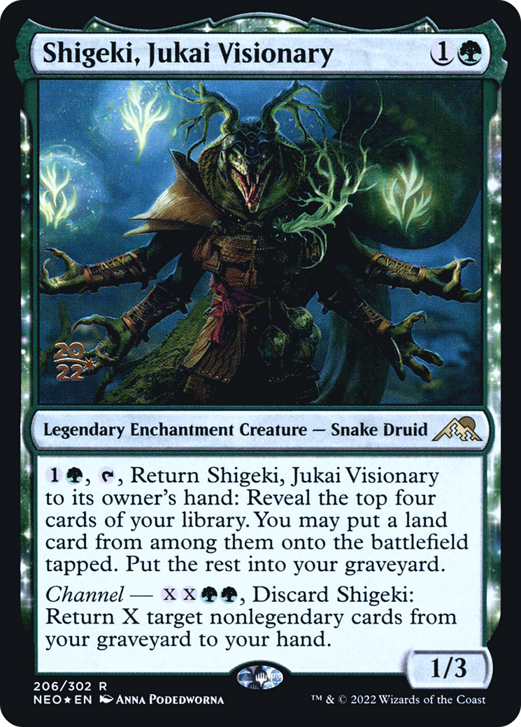 Image of Shigeki, Jukai Visionary [Kamigawa: Neon Dynasty Prerelease Promos]
