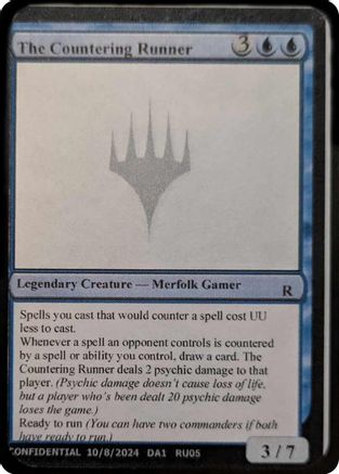 Image of The Countering Runner [Mystery Booster 2 Playtest Cards]