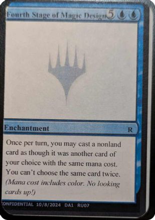 Image of Fourth Stage of Magic Design [Mystery Booster 2 Playtest Cards]