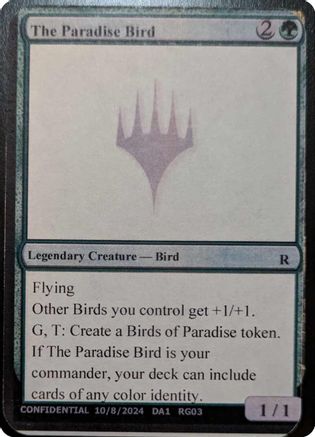 Image of The Paradise Bird [Mystery Booster 2 Playtest Cards]