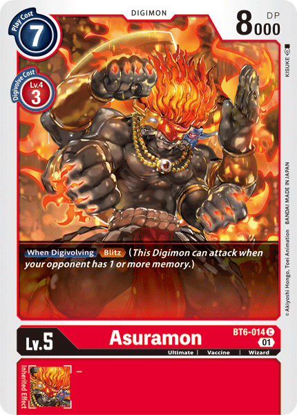 Image of Asuramon [BT6-014] [Double Diamond]