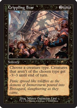 Image of Crippling Fear (Retro Frame) [Wizards Play Network 2024]