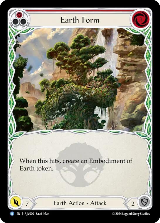 Image of Earth Form (Red) [AJV009] (Armory Deck: Jarl Vetreidi)