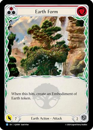 Image of Earth Form (Red) [AJV009] (Armory Deck: Jarl Vetreidi)