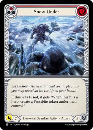 Image of Snow Under (Red) [AJV012] (Armory Deck: Jarl Vetreidi)