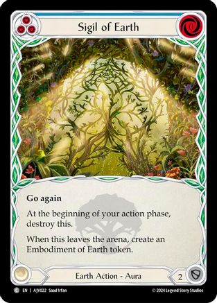 Image of Sigil of Earth [AJV022] (Armory Deck: Jarl Vetreidi)