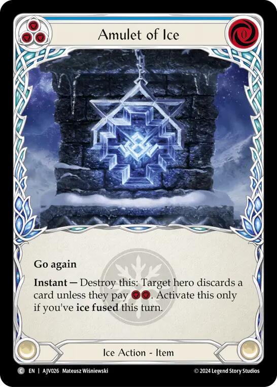 Image of Amulet of Ice [AJV026] (Armory Deck: Jarl Vetreidi)