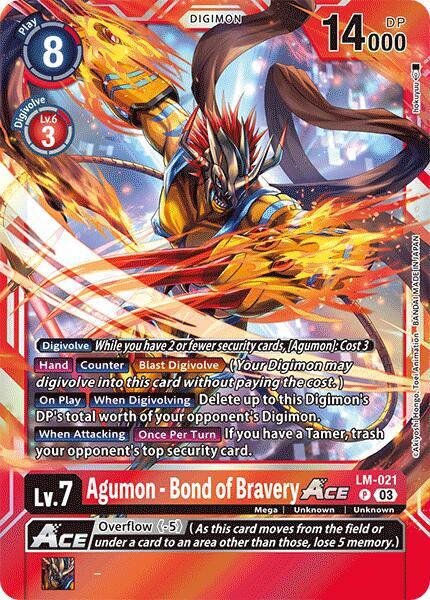 Image of Agumon [LM-021] - Bond of Bravery ACE [Special Limited Set]