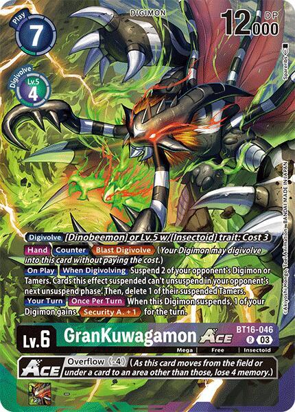 Image of GranKuwagamon ACE [BT16-046] (Alternate Art) [Special Limited Set]