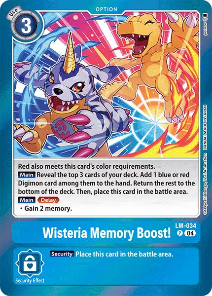 Image of Wisteria Memory Boost! [LM-034] [Special Limited Set]