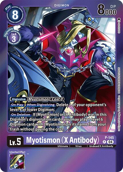 Image of Myotismon [P-145] (X Antibody) (Reprint) [Special Limited Set]